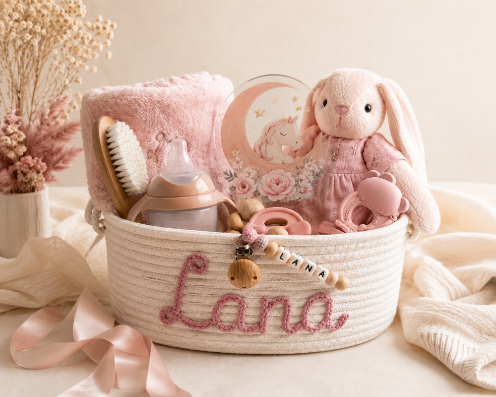 Newborn gift basket
