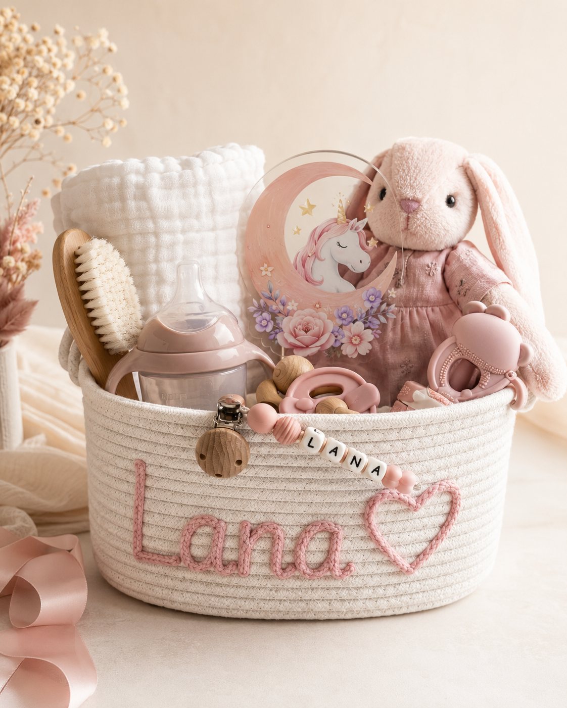 Personalised Lanki Basket gift basket